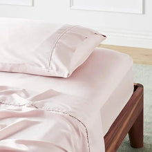 Rose | Signature Sateen Flat Sheet Made With 100% Organic Bamboo #Color_rose