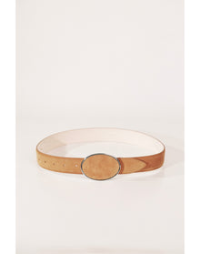 Flint Suede | Caramel Suede & Silver