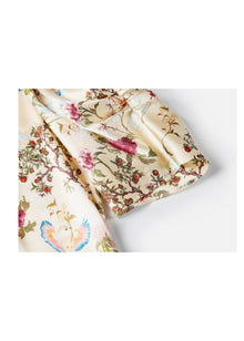 Floral Dress | Beige