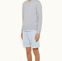Frederick Tailored Fit Organic Cotton Sweat Shorts | Ice Blue