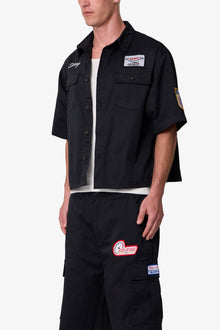 Front Pocket Work Shirt | Black