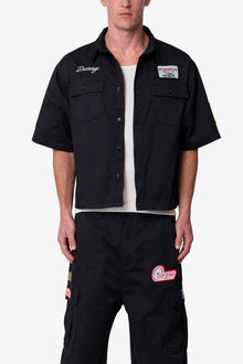 Front Pocket Work Shirt | Black