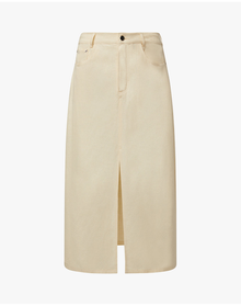 Front Slit Skirt | Antique White