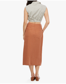 Front Slit Skirt | Bran
