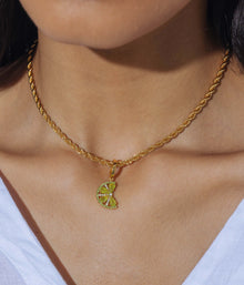 Citrus Slice Charm Trio Pendant Set | Multicolor