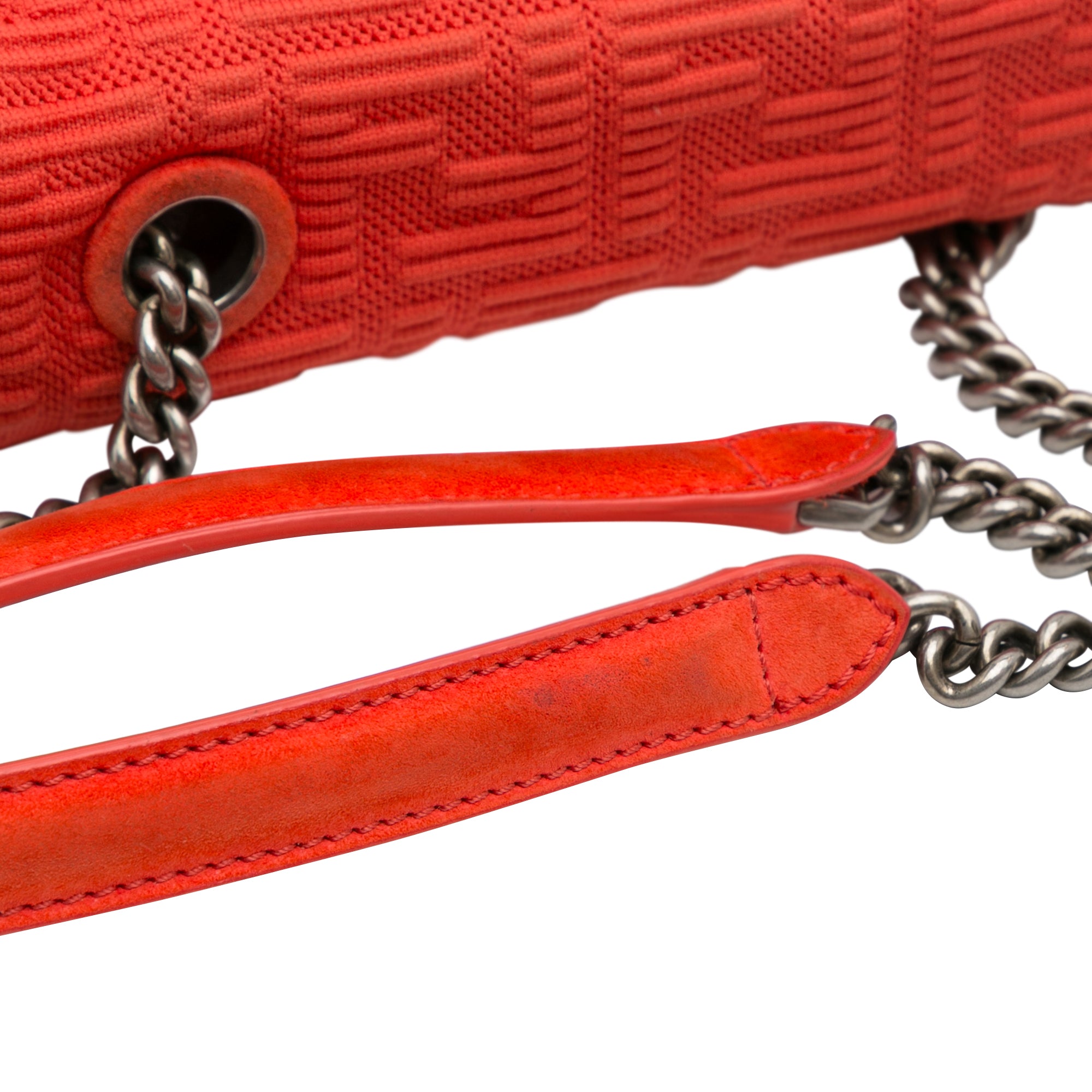 Fendi | Pre-Owned Midi Chain Baguette | Red