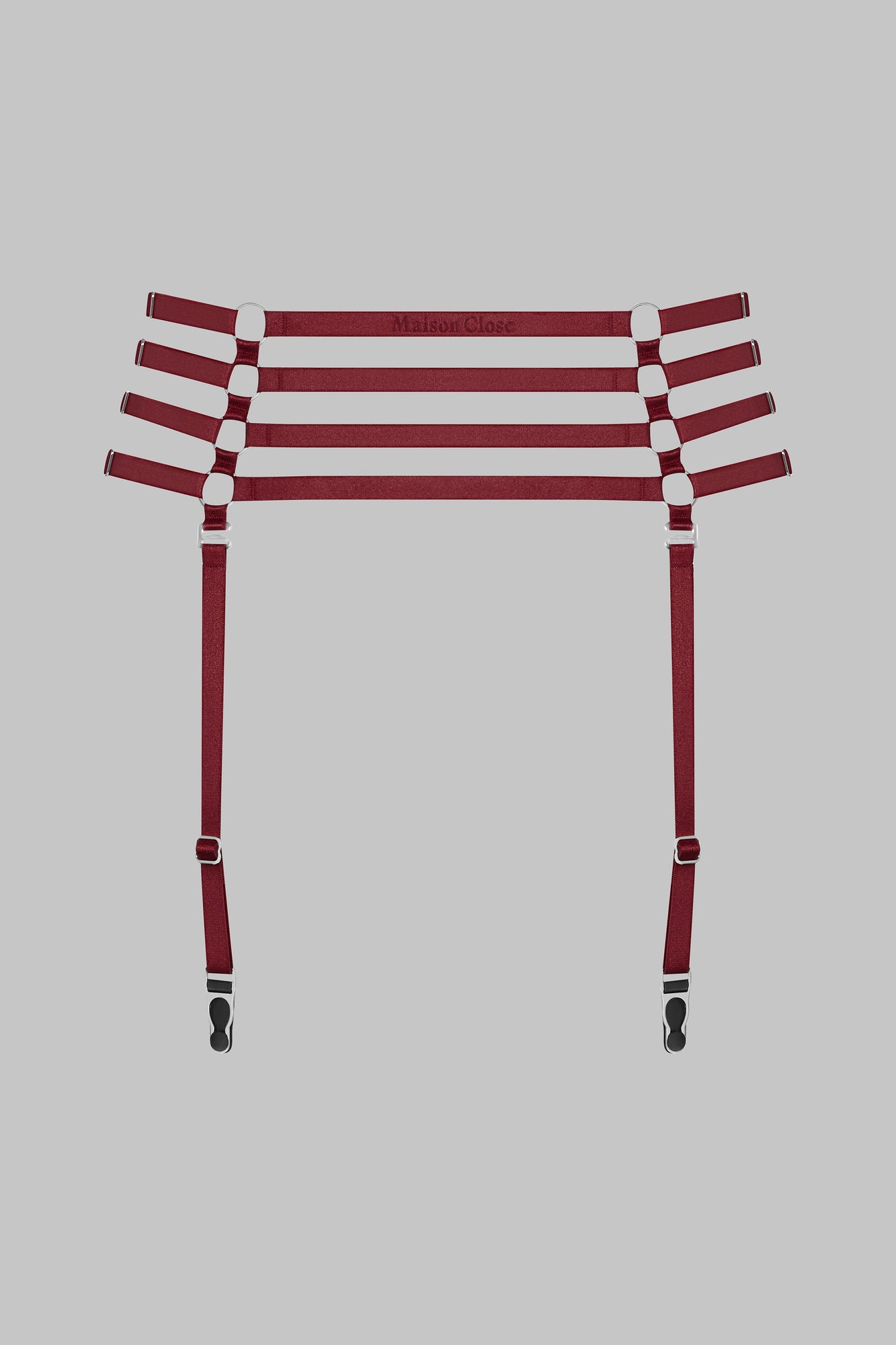 Garter Belt - Parure Signature | Burgundy