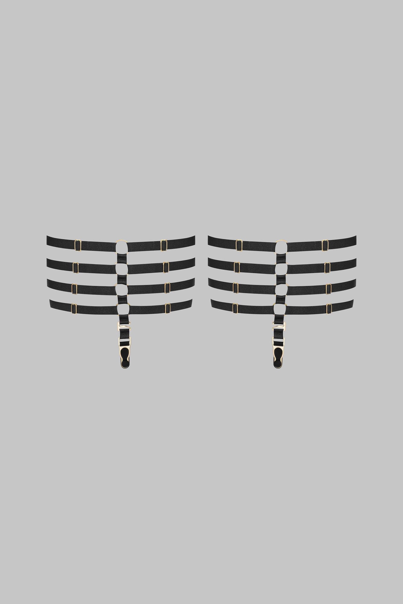 Garters - Parure Signature | Black