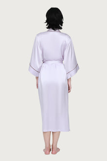 Silk Robe | Lilac Ash