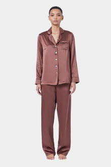 The Fine Finishes Pajama By GINIA In Milk Chocolate