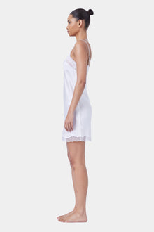 The Skylar Lace Chemise By GINIA In White