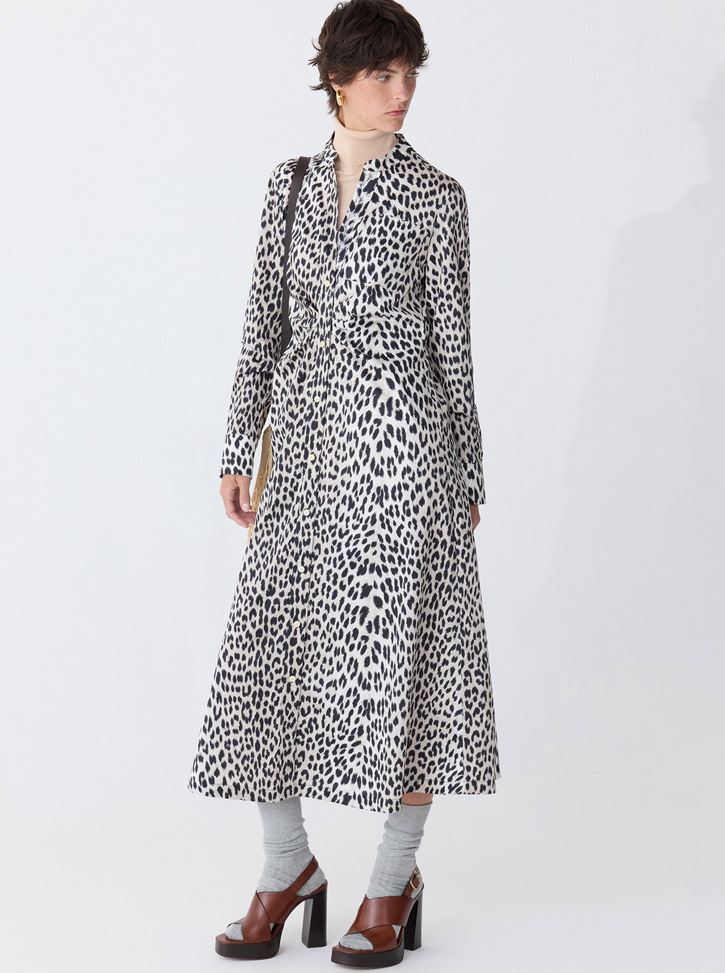Genny Shirtdress | Natural