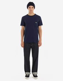 Mens | Baby Fox Patch Pocket Tee-Shirt | Navy