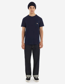 Mens | Baby Fox Patch Pocket Tee-Shirt | Navy