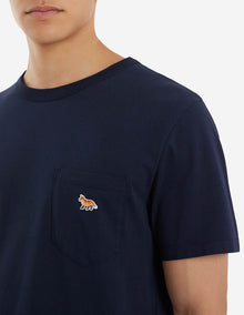 Mens | Baby Fox Patch Pocket Tee-Shirt | Navy