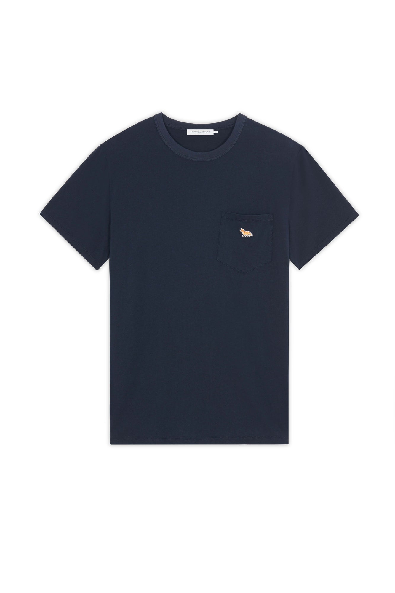 Mens | Baby Fox Patch Pocket Tee-Shirt | Navy