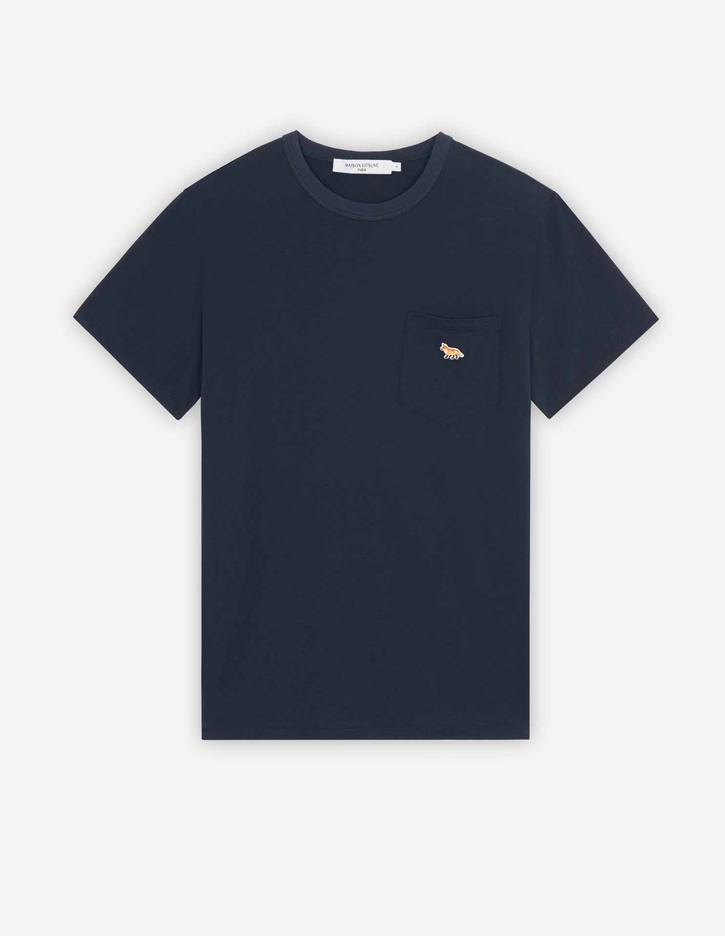 Mens | Baby Fox Patch Pocket Tee-Shirt | Navy