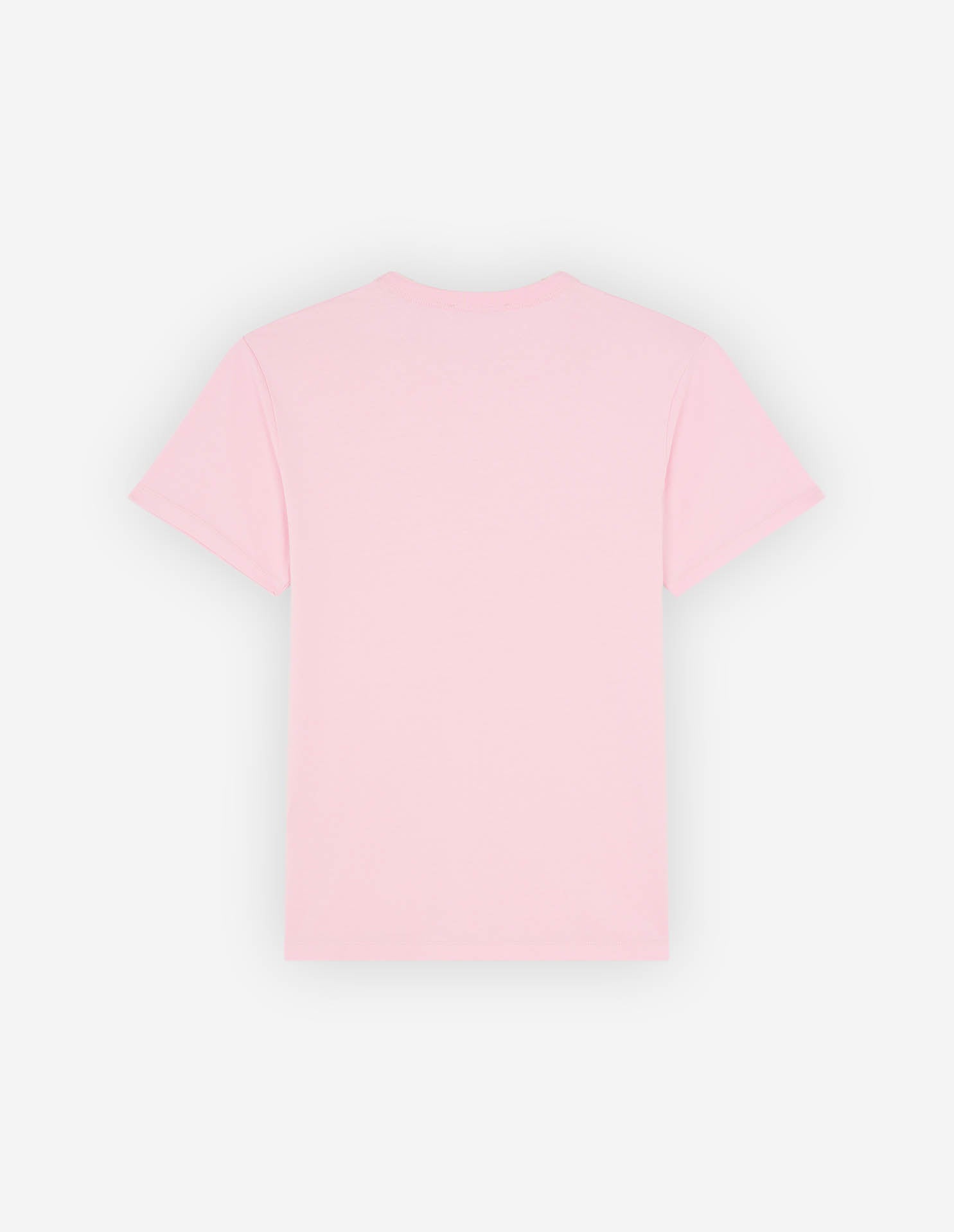Mens | Grey Fox Head Patch Short-Sleeve Classic Cotton Tee-Shirt | Dusty Rose