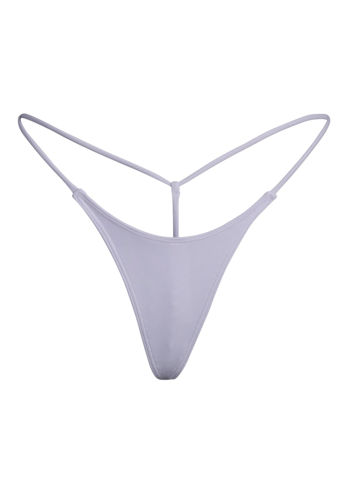 G Money Thong Bikini Bottom | Sunblock White