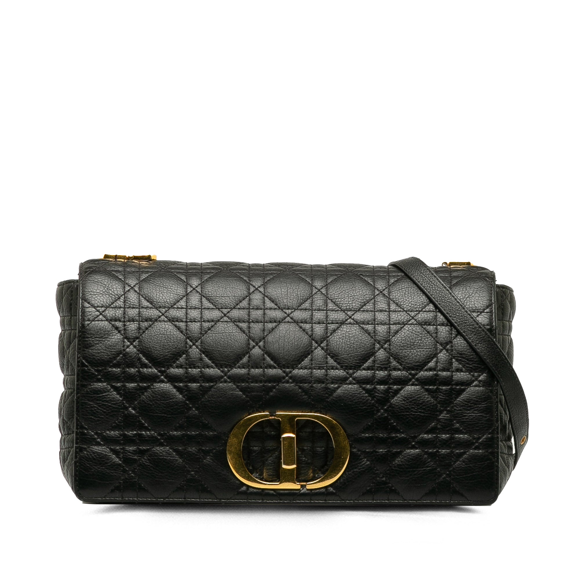 Dior | Pre-Owned Large Cannage Caro | Black