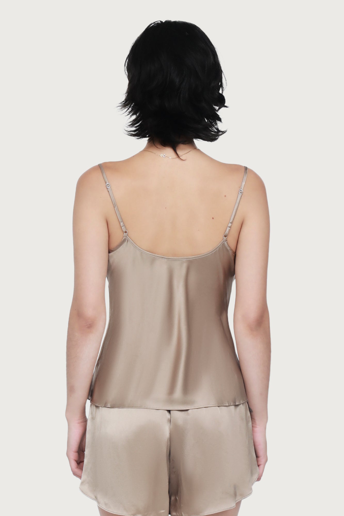 The Antoinette Cami By GINIA In Sepia