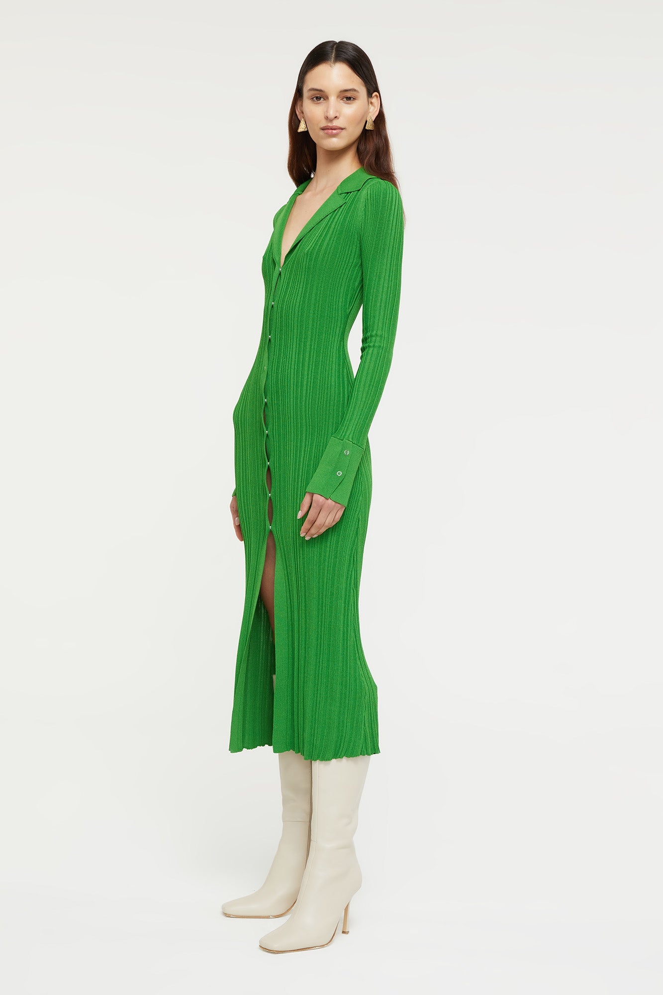 Brianna Knit Dress | Emerald