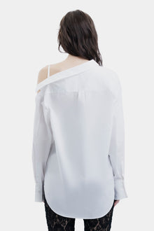 The Drop Shoulder Shirt By GINIA In White