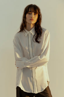 The Ladder Shirt By GINIA In White