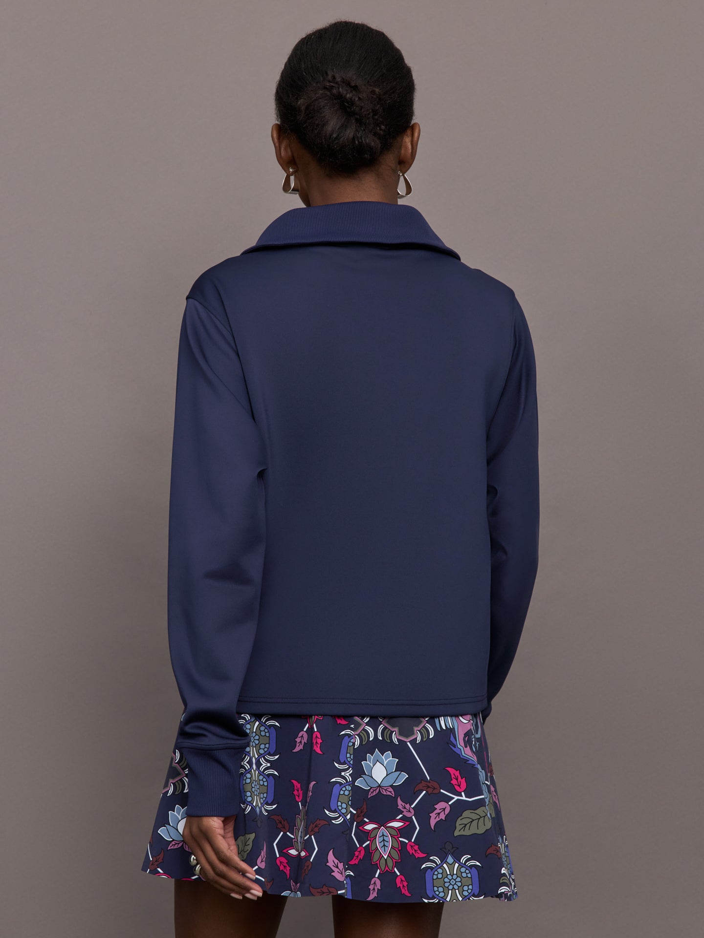 Wren 1/4 Zip | Maltese Blue