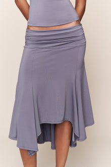 Womens | Soffiano Skirt | Charcoal