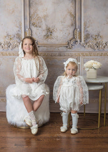 Girl | Faith Scallop Dress | White