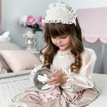Girl | Helena Ceremony Headband | Beige x White
