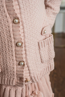 Girl | Julie Pink Knit Cotton Skirt