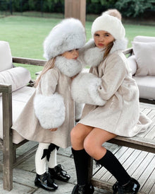 Girl | Karenina Kids' Fur Hat | Gray