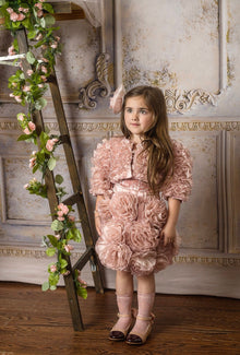 Girl | Vivian Organza Skirt | Dusty Pink