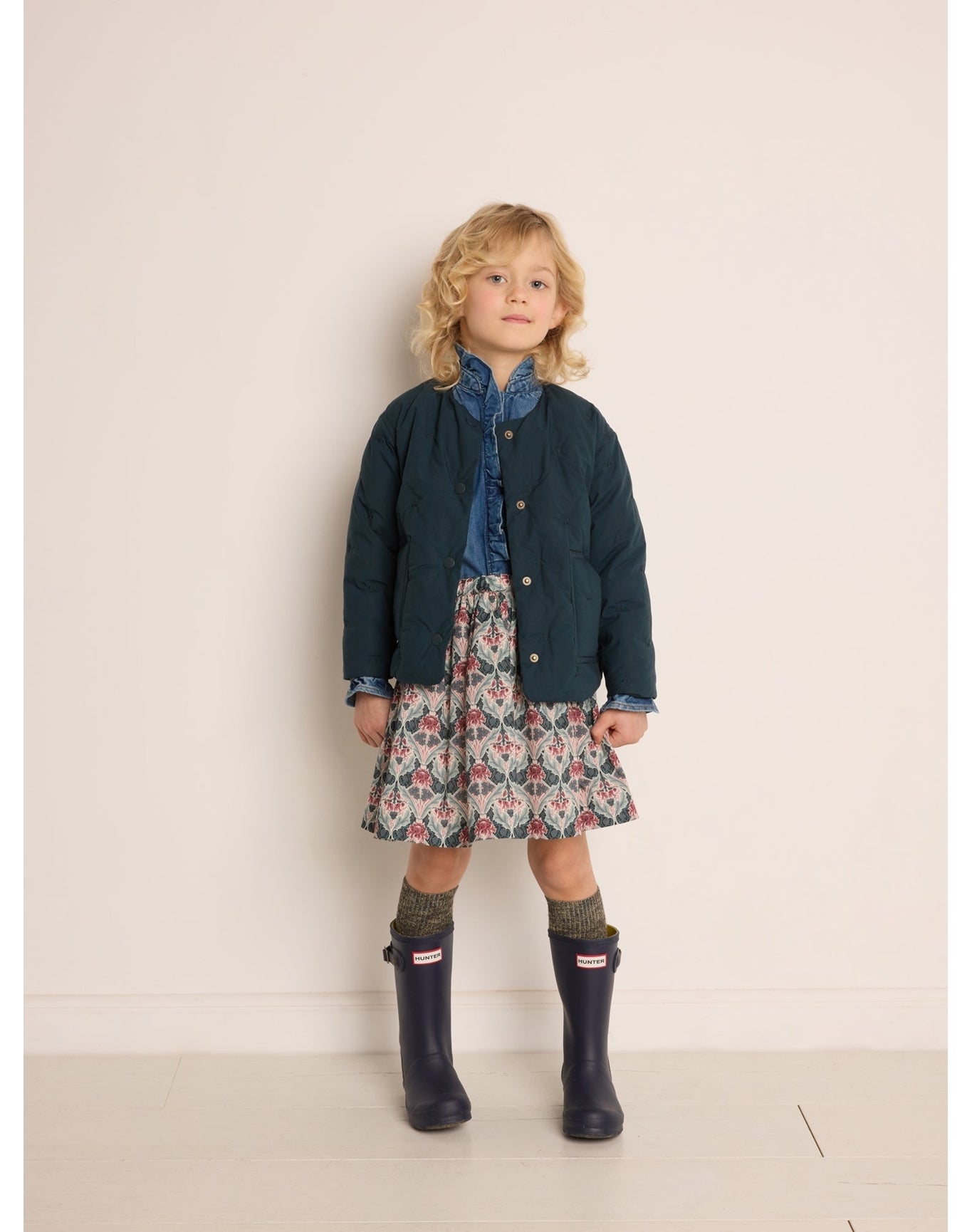 Girls | Baila Jacket | 4Y-8Y | Petrol Blue