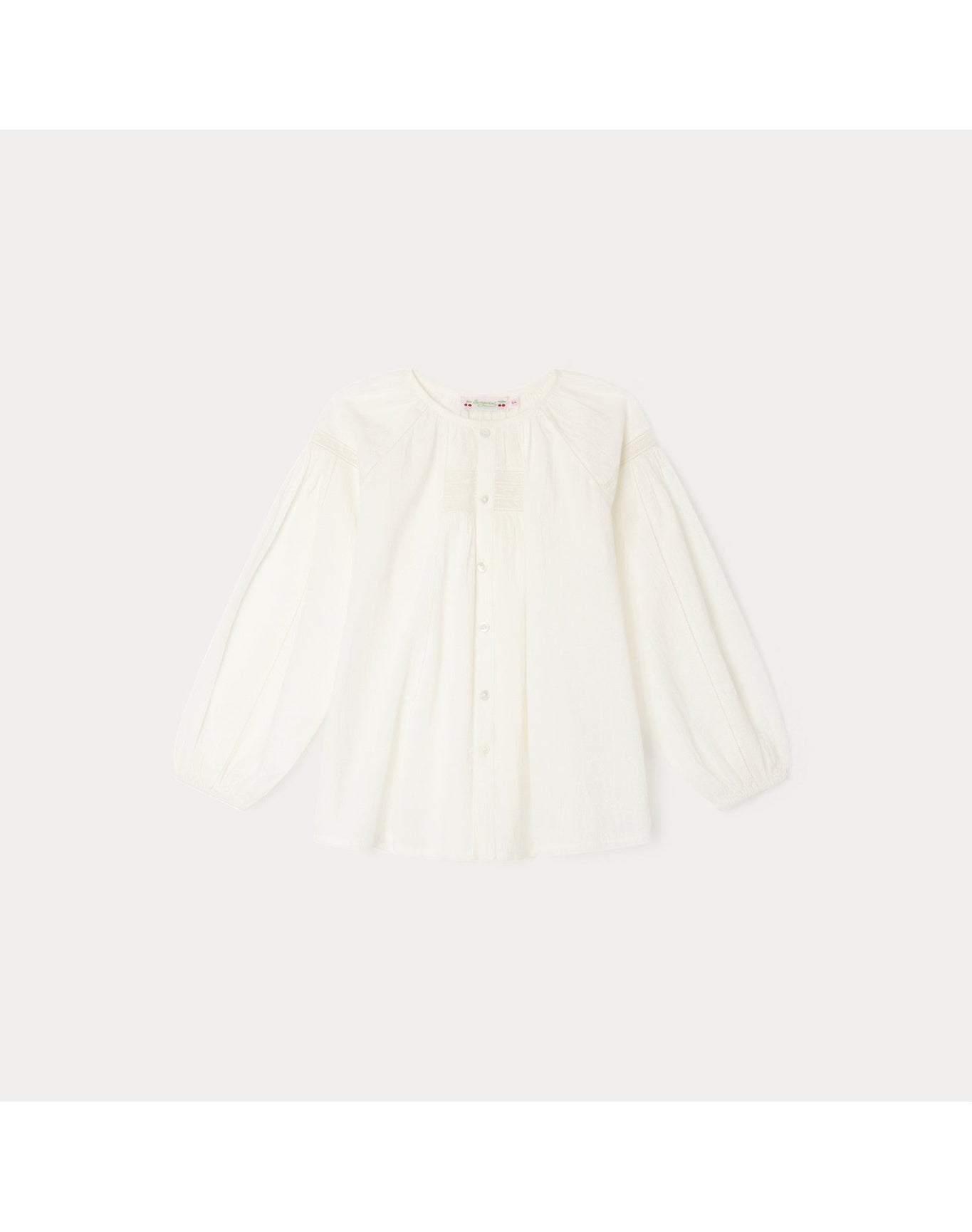Girls | Bluette Blouse | 4Y | Milk White