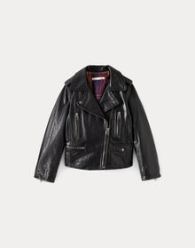 Girls | Leather Biker Jacket | Black
