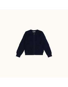 Girls | Long-Sleeved Cardigan | Navy