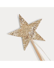 Girls | Sequined Star Wand | Gold