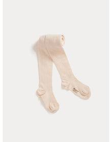 Girls | Thomina Ribbed Tights | Camellia Pink
