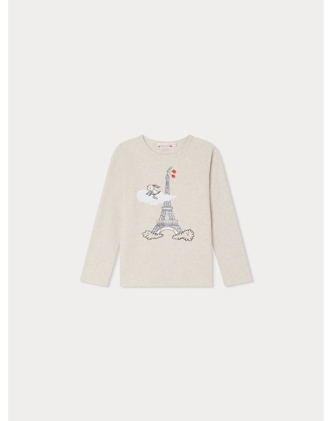 Girls | Tidjiane Long-Sleeved T-Shirt | Heathered Gray