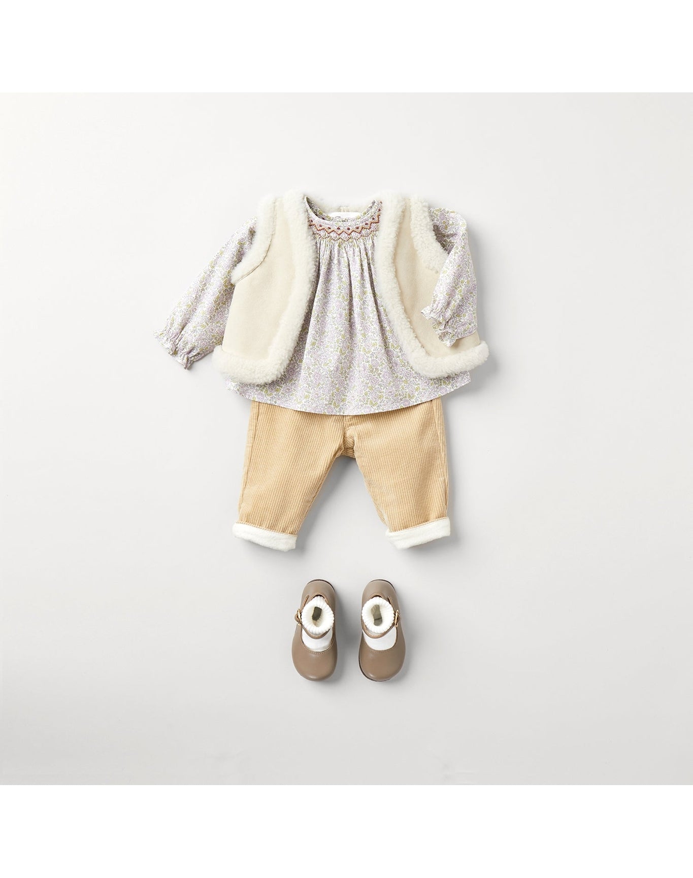 Girls | Tweety Pants | 3M-12M | Beige