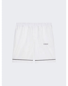Givenchy | Men | Fluid Linen Shorts | Optic White