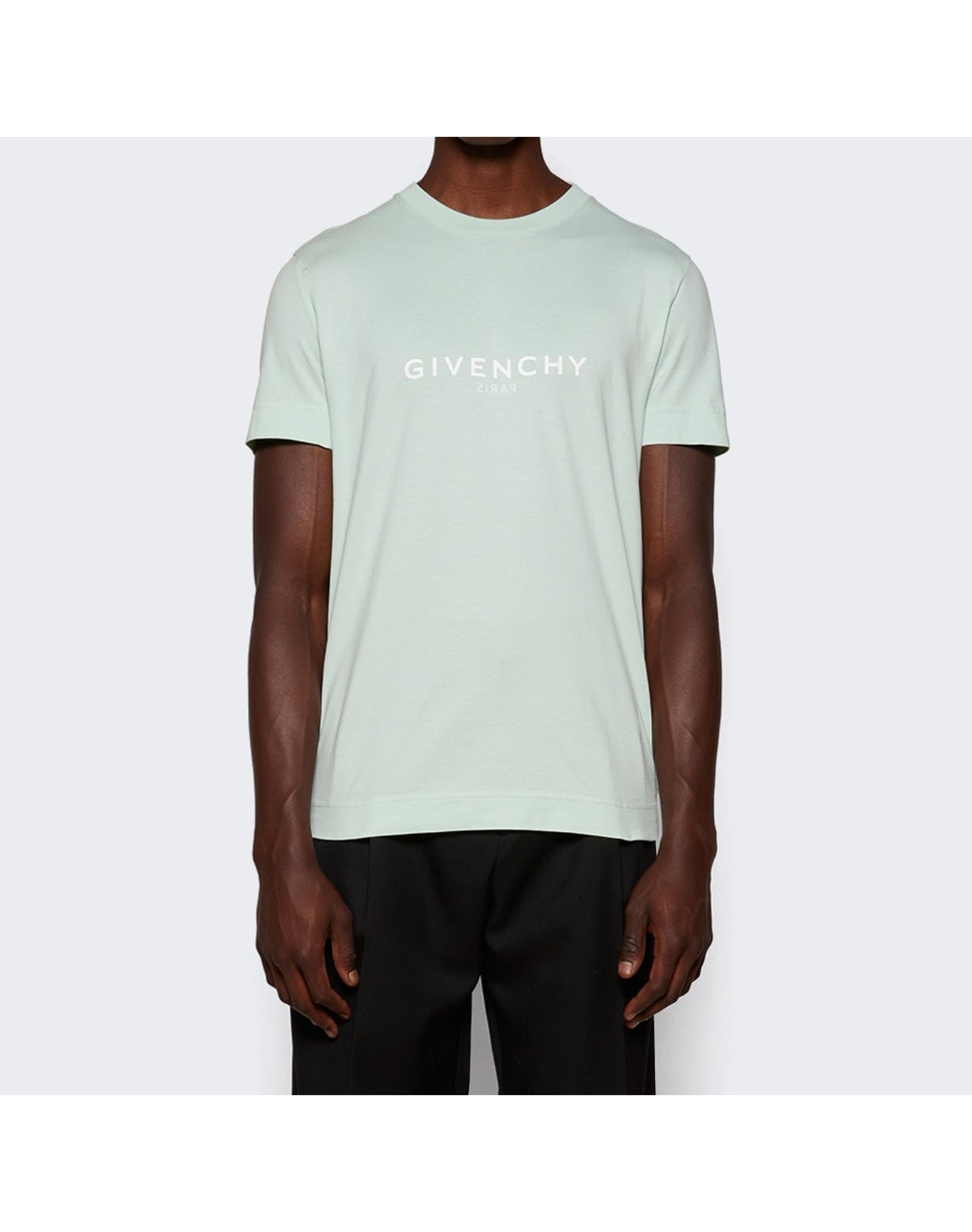 Givenchy | Men | Reverse Slim Fit Tee | Aqua Green