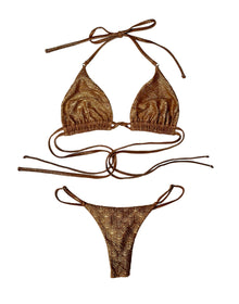 Indy Triangle Top | Gold Diamond