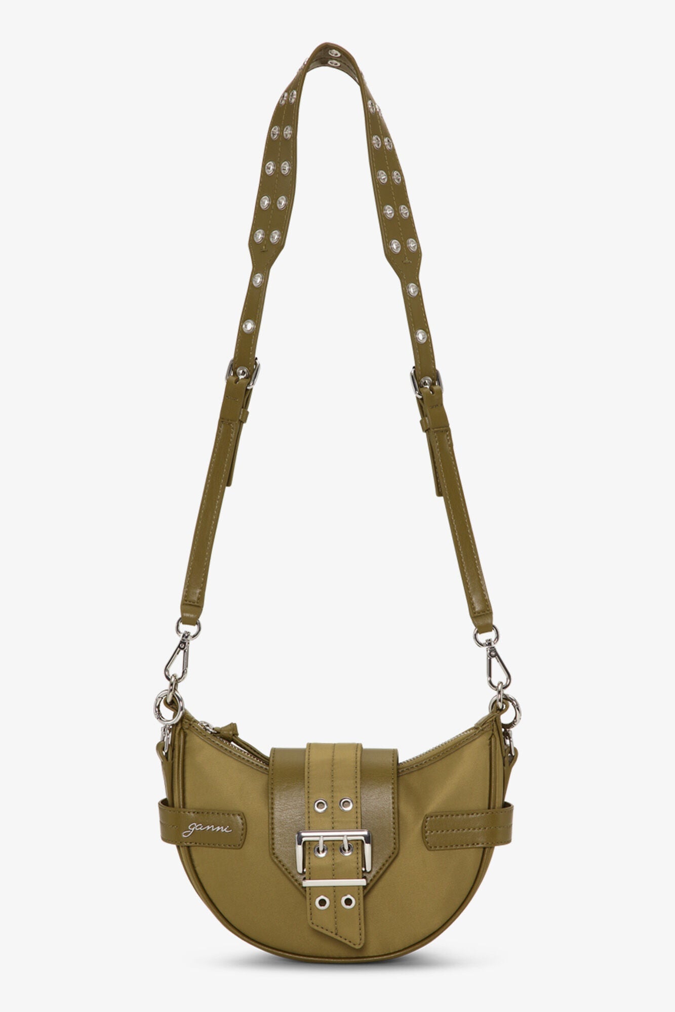 Green Small Bucky Crossbody Bag | Military Olive