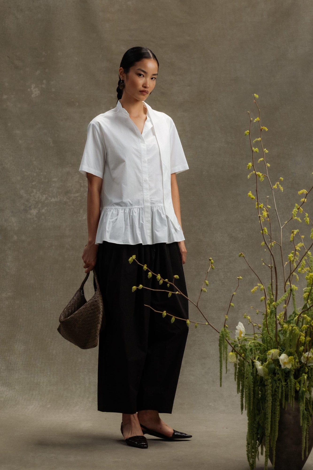Diana | Dalma Wide-Leg Balloon Pant in Size Small