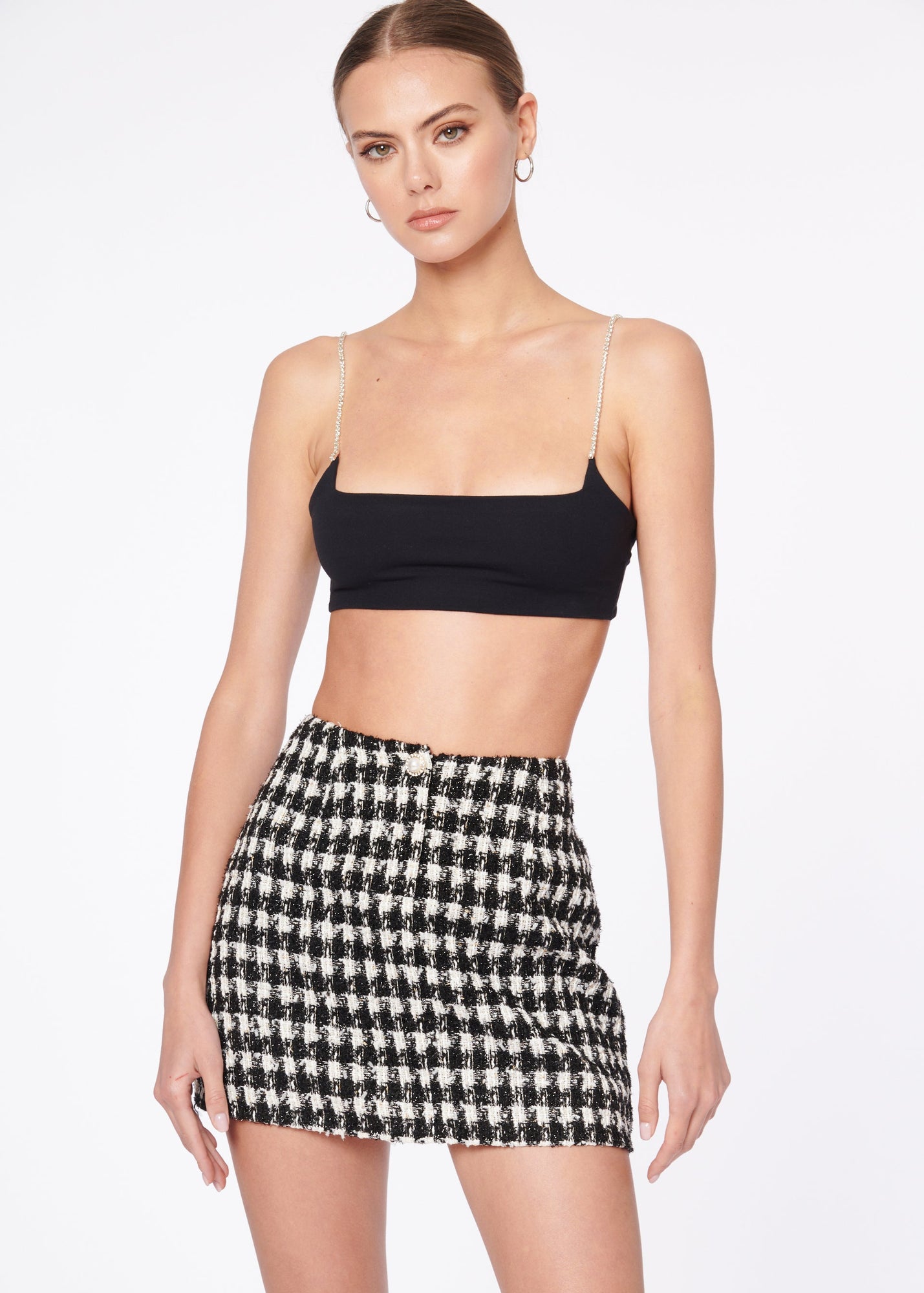 Credance Skirt | Black & White
