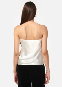 Lora Strapless Camisole | White